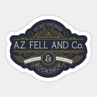 A.Z. Fell & Co. Bookshop Sticker